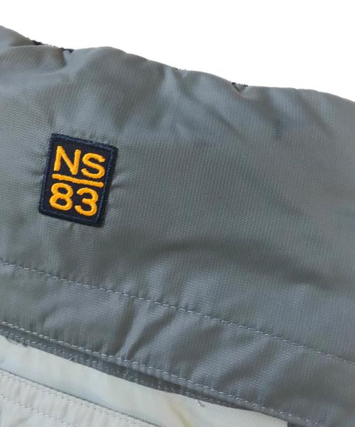 NAUTICA（ノーティカ）NAUTICA (ノーティカ) リバーシブルダウンジャケット ベージュ サイズ:Mの古着・服飾アイテム
