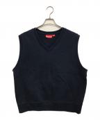 SUPREMEシュプリーム）の古着「スウェットベスト」｜ネイビー