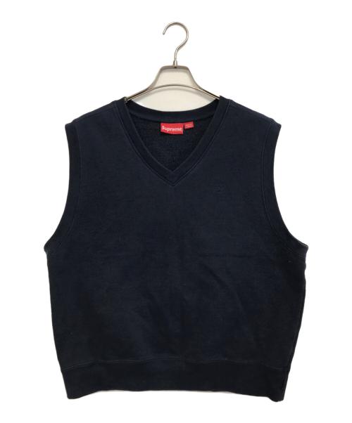 SUPREME（シュプリーム）SUPREME (シュプリーム) スウェットベスト ネイビー サイズ:Sの古着・服飾アイテム