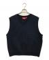 SUPREME（シュプリーム）の古着「スウェットベスト」｜ネイビー