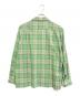 TOWN CRAFT (タウンクラフト) オープンカラーチェックシャツ グリーン サイズ:L：20000円