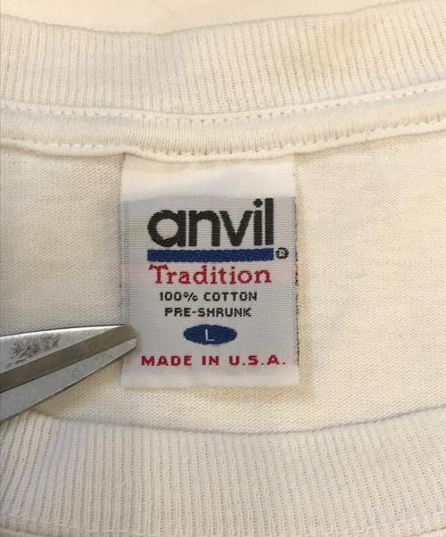 anvil（アンヴィル）anvil (アンヴィル) プリントTシャツ ホワイト サイズ:Lの古着・服飾アイテム