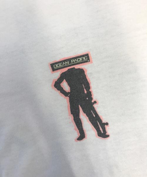 Ocean Pacific（オーシャンパシフィック）Ocean Pacific (オーシャンパシフィック) プリントTシャツ ホワイト サイズ:XLの古着・服飾アイテム