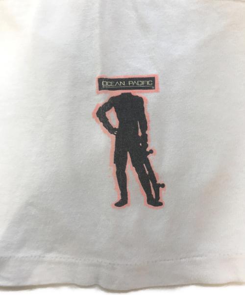Ocean Pacific（オーシャンパシフィック）Ocean Pacific (オーシャンパシフィック) プリントTシャツ ホワイト サイズ:XLの古着・服飾アイテム