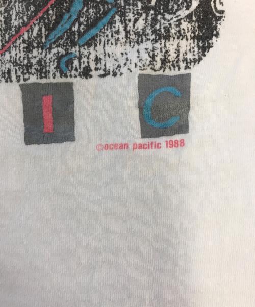 Ocean Pacific（オーシャンパシフィック）Ocean Pacific (オーシャンパシフィック) プリントTシャツ ホワイト サイズ:XLの古着・服飾アイテム