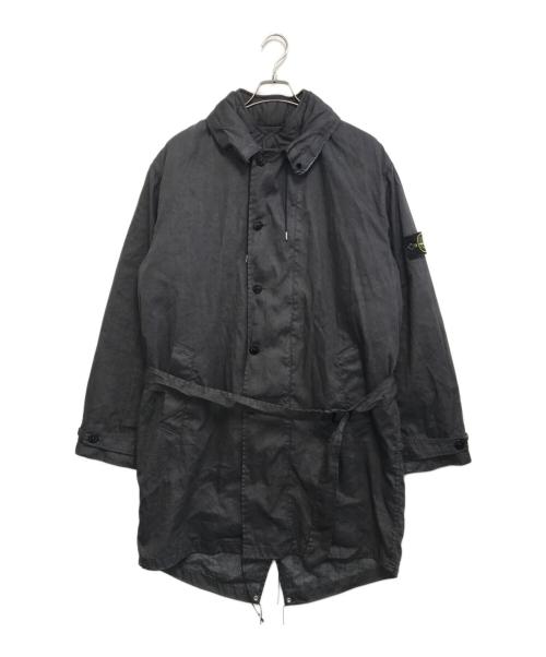 STONE ISLAND（ストーンアイランド）STONE ISLAND (ストーンアイランド) ライナー付きモッズコート グレー サイズ:Lの古着・服飾アイテム