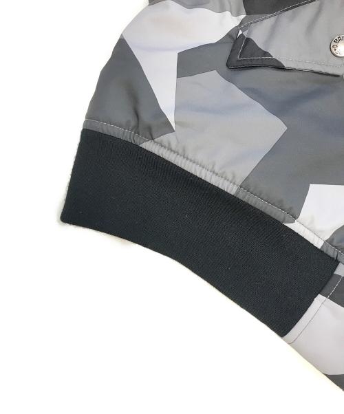 A BATHING APE（ア ベイシング エイプ）A BATHING APE (ア ベイシング エイプ) 中綿ブルゾン グレー サイズ:XLの古着・服飾アイテム