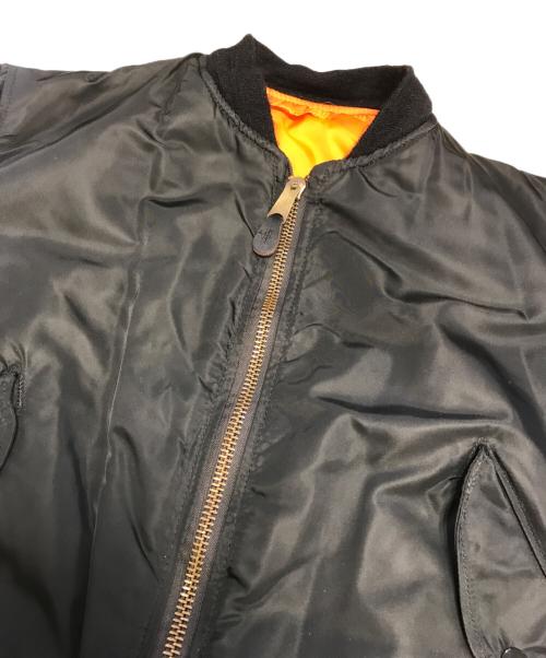 ALPHA INDUSTRIES（アルファインダストリーズ）ALPHA INDUSTRIES (アルファインダストリーズ) MA-1ジャケット ブラック サイズ:Ⅼの古着・服飾アイテム