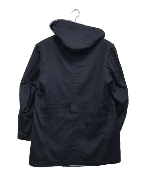 Sears（シアーズ）Sears (シアーズ) 多重ジップボアフーデッドジャケット ネイビー サイズ:40の古着・服飾アイテム