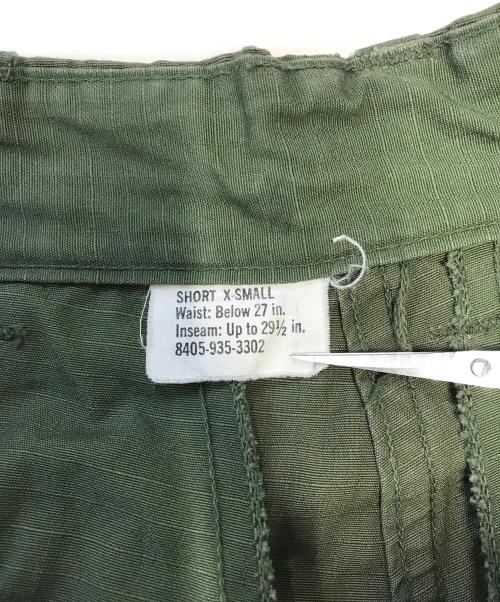 VINTAGE MILITARY（ヴィンテージ ミリタリー）VINTAGE MILITARY (ヴィンテージ ミリタリー) US ARMY ジャングルファティーグパンツ オリーブ サイズ:X‐SMALLの古着・服飾アイテム