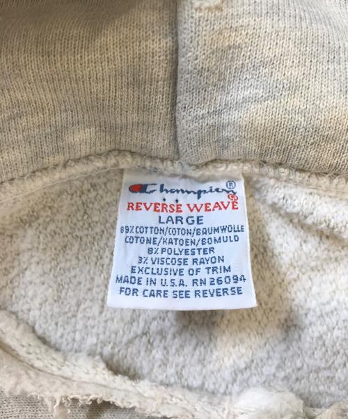 Champion（チャンピオン）Champion (チャンピオン) リバースウィーブパーカー グレー サイズ:LARGEの古着・服飾アイテム