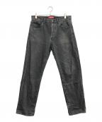 SUPREMEシュプリーム）の古着「ブラックデニムパンツ」｜ブラック