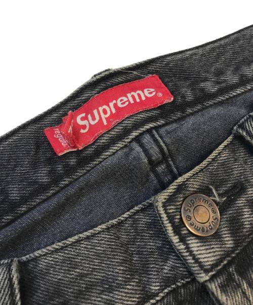 SUPREME（シュプリーム）SUPREME (シュプリーム) ブラックデニムパンツ ブラック サイズ:32の古着・服飾アイテム