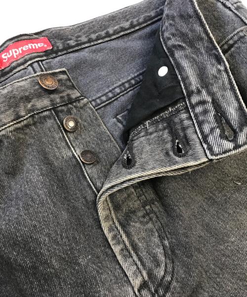 SUPREME（シュプリーム）SUPREME (シュプリーム) ブラックデニムパンツ ブラック サイズ:32の古着・服飾アイテム