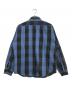FIVE BROTHER (ファイブブラザー) ブロックチェックネルシャツ ブルー×ブラック サイズ:M：20000円