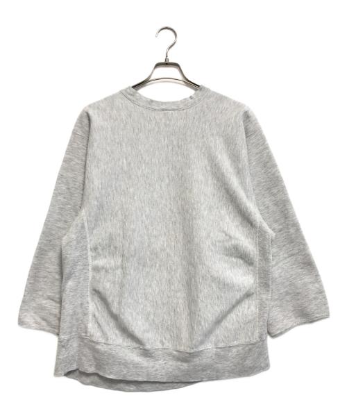 Champion（チャンピオン）Champion (チャンピオン) 染込みプリントリバースウィーブスウェット グレー サイズ:XLの古着・服飾アイテム