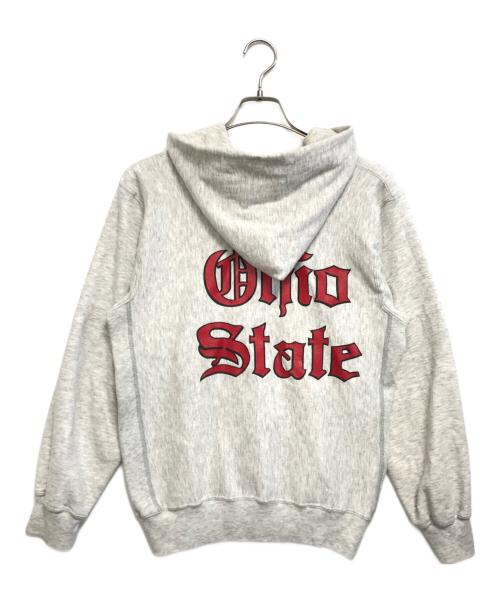 Champion（チャンピオン）Champion (チャンピオン) ジップパーカー ライトグレー サイズ:MEDIUMの古着・服飾アイテム