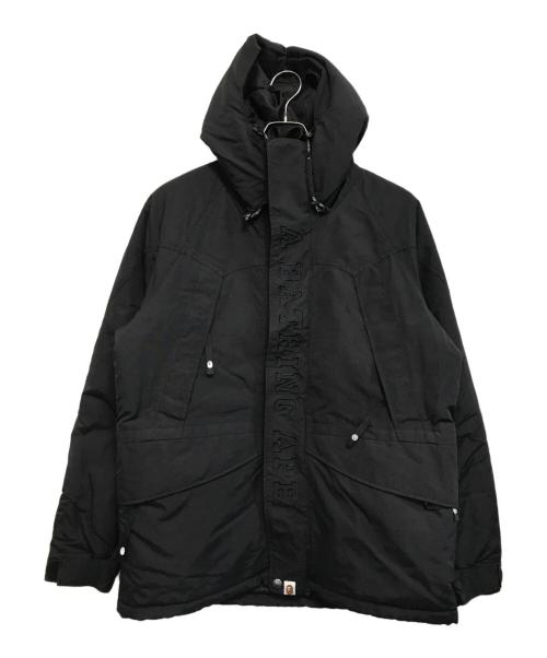 A BATHING APE（ア ベイシング エイプ）A BATHING APE (ア ベイシング エイプ) snowboard jacket ブラック サイズ:Mの古着・服飾アイテム