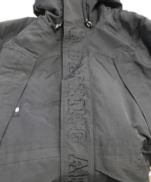 A BATHING APE（ア ベイシング エイプ）A BATHING APE (ア ベイシング エイプ) snowboard jacket ブラック サイズ:Mの古着・服飾アイテム