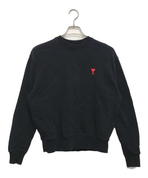 AMI Alexandre Mattiussi（アミアレクサンドルマテュッシ）AMI Alexandre Mattiussi (アミアレクサンドルマテュッシ) ロゴスウェット ブラック サイズ:XSの古着・服飾アイテム