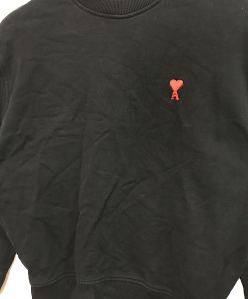 AMI Alexandre Mattiussi（アミアレクサンドルマテュッシ）AMI Alexandre Mattiussi (アミアレクサンドルマテュッシ) ロゴスウェット ブラック サイズ:XSの古着・服飾アイテム