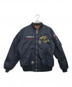 Schottショット）の古着「MA-1ジャケット」｜ネイビー