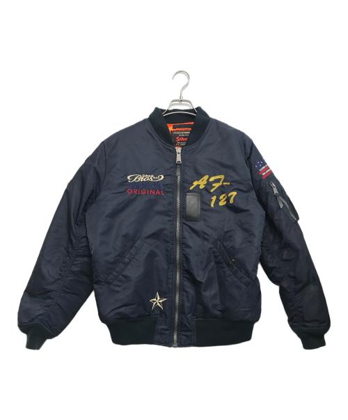 Schott（ショット）Schott (ショット) MA-1ジャケット ネイビー サイズ:XLの古着・服飾アイテム