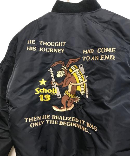 Schott（ショット）Schott (ショット) MA-1ジャケット ネイビー サイズ:XLの古着・服飾アイテム