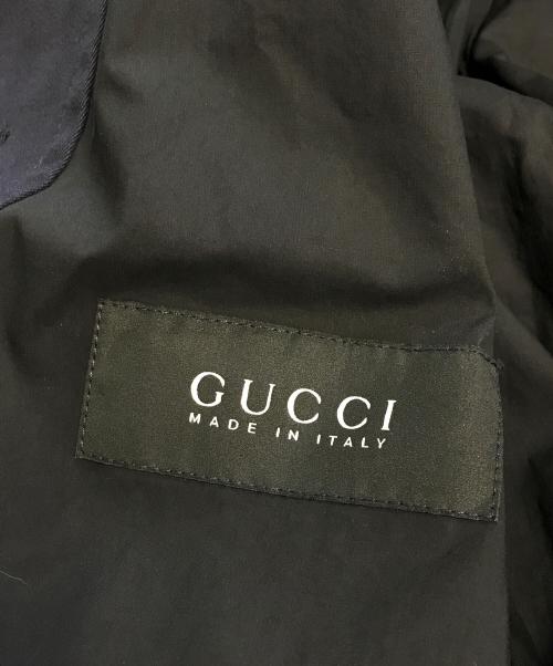 GUCCI（グッチ）GUCCI (グッチ) トレンチコート ネイビー サイズ:48の古着・服飾アイテム