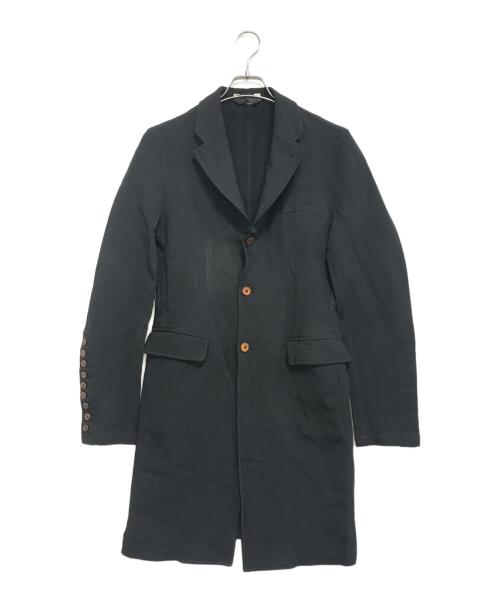 COMME des GARCONS HOMME PLUS（コムデギャルソンオムプリュス）COMME des GARCONS HOMME PLUS (コムデギャルソンオムプリュス) 燕尾テーラードジャケット ブラック サイズ:Sの古着・服飾アイテム