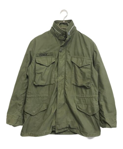 VINTAGE MILITARY（ヴィンテージ ミリタリー）VINTAGE MILITARY (ヴィンテージ ミリタリー) US ARMY M-65フィールドジャケット オリーブ サイズ:REGULAR-MEDIUMの古着・服飾アイテム
