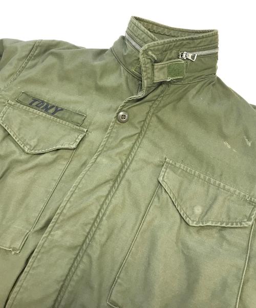 VINTAGE MILITARY（ヴィンテージ ミリタリー）VINTAGE MILITARY (ヴィンテージ ミリタリー) US ARMY M-65フィールドジャケット オリーブ サイズ:REGULAR-MEDIUMの古着・服飾アイテム