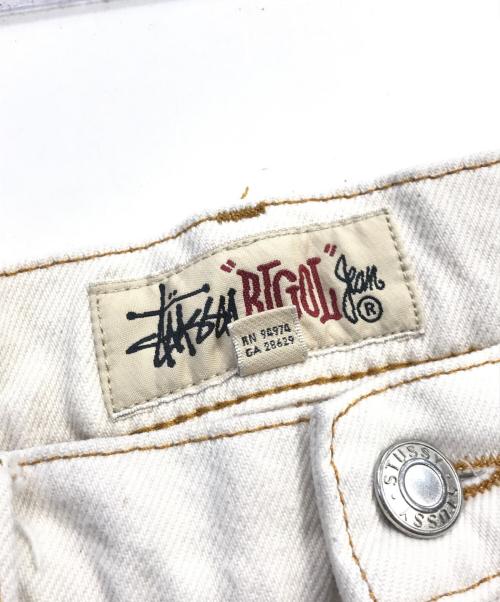 stussy（ステューシー）stussy (ステューシー) デニムパンツ ベージュ サイズ:30の古着・服飾アイテム