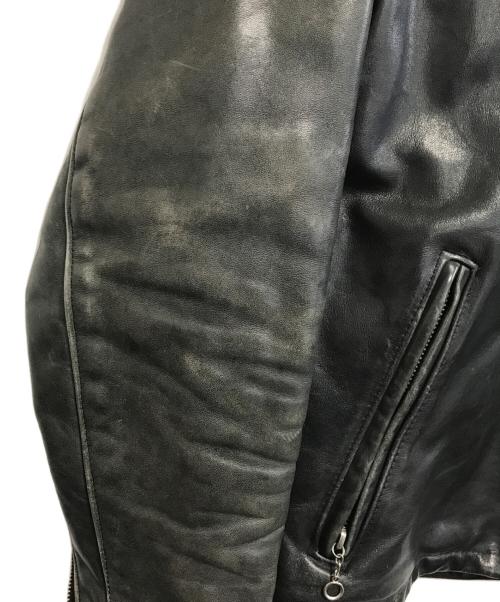 Schott（ショット）Schott (ショット) シングルライダースジャケット ブラック サイズ:38の古着・服飾アイテム