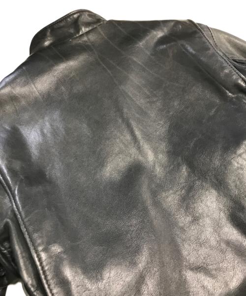 Schott（ショット）Schott (ショット) シングルライダースジャケット ブラック サイズ:38の古着・服飾アイテム