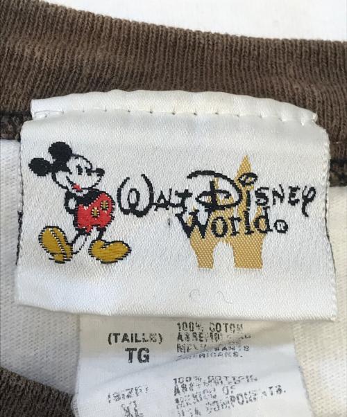 キャラクターTシャツ（キャラクターTシャツ）キャラクターTシャツ (キャラクターTシャツ) 90sDisney(ディズニー)キャラクターTシャツ ホワイト サイズ:XLの古着・服飾アイテム