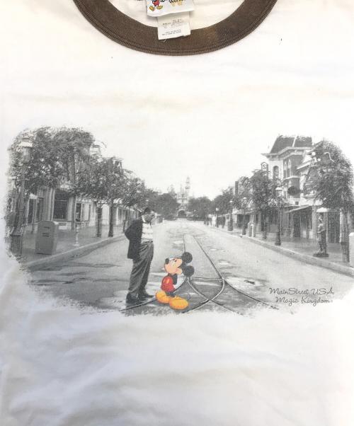 キャラクターTシャツ（キャラクターTシャツ）キャラクターTシャツ (キャラクターTシャツ) 90sDisney(ディズニー)キャラクターTシャツ ホワイト サイズ:XLの古着・服飾アイテム