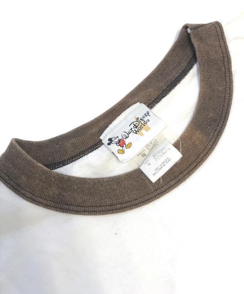 キャラクターTシャツ（キャラクターTシャツ）キャラクターTシャツ (キャラクターTシャツ) 90sDisney(ディズニー)キャラクターTシャツ ホワイト サイズ:XLの古着・服飾アイテム