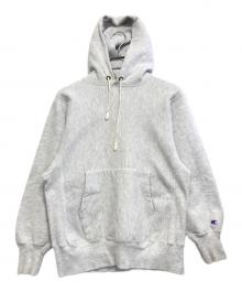 Champion（チャンピオン）の古着「リバースウィーブパーカー」｜グレー