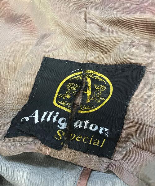 Alligator（アリゲーター）Alligator (アリゲーター) ギャバジンコート ベージュ サイズ:表記なしの古着・服飾アイテム