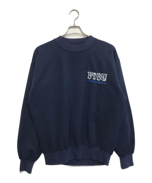 BADBOY CLUB（バッドボーイクラブ）BADBOY CLUB (バッドボーイクラブ) 両面刺繍スウェット ネイビー サイズ:Ｍの古着・服飾アイテム