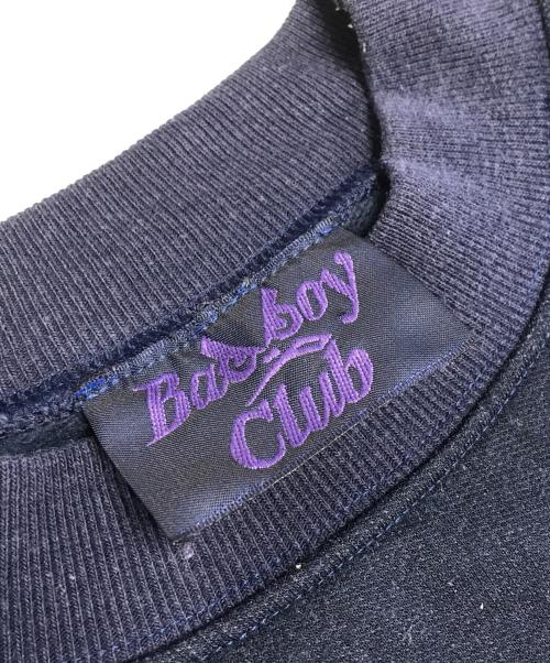 BADBOY CLUB（バッドボーイクラブ）BADBOY CLUB (バッドボーイクラブ) 両面刺繍スウェット ネイビー サイズ:Ｍの古着・服飾アイテム