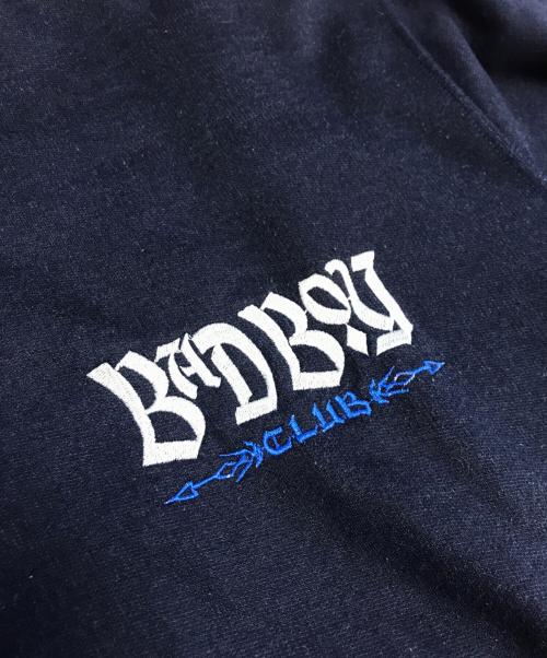 BADBOY CLUB（バッドボーイクラブ）BADBOY CLUB (バッドボーイクラブ) 両面刺繍スウェット ネイビー サイズ:Ｍの古着・服飾アイテム