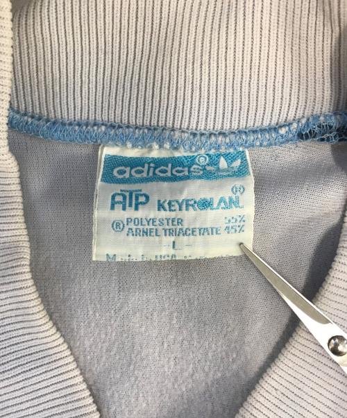 adidas（アディダス）adidas (アディダス) ATPトラックジャケット スカイブルー サイズ:Lの古着・服飾アイテム