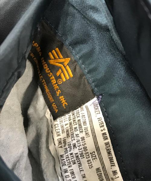 ALPHA（アルファ）ALPHA (アルファ) MA-1ジャケット ネイビー サイズ:Mの古着・服飾アイテム