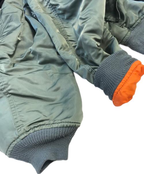 ALPHA（アルファ）ALPHA (アルファ) MA-1ジャケット オリーブ サイズ:Lの古着・服飾アイテム