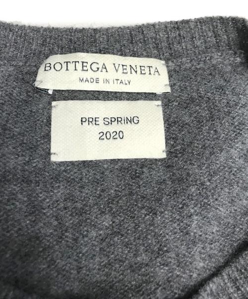 BOTTEGA VENETA（ボッテガベネタ）BOTTEGA VENETA (ボッテガベネタ) カシミヤニット グレー サイズ:50の古着・服飾アイテム