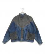 GUESSゲス）の古着「切替デニムジャケット」｜インディゴ