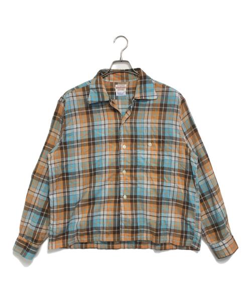 TOWN CRAFT（タウンクラフト）TOWN CRAFT (タウンクラフト) コットンチェックシャツ グリーン サイズ:Ⅼの古着・服飾アイテム