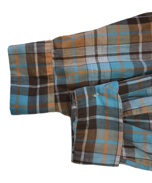 TOWN CRAFT（タウンクラフト）TOWN CRAFT (タウンクラフト) コットンチェックシャツ グリーン サイズ:Ⅼの古着・服飾アイテム